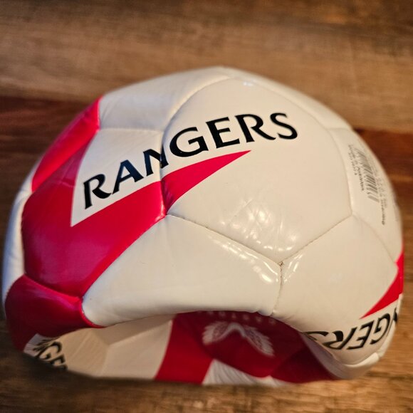 NEW Castore Soccer Ball - Rangers Football Club - Size 5 - Red & White - Picture 6 of 6